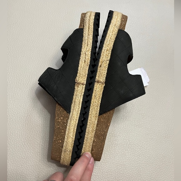 Barbour Pamela Espadrille Leather Sandals - Women UK 8/ US 10/ EU 41 - Picture 6 of 9